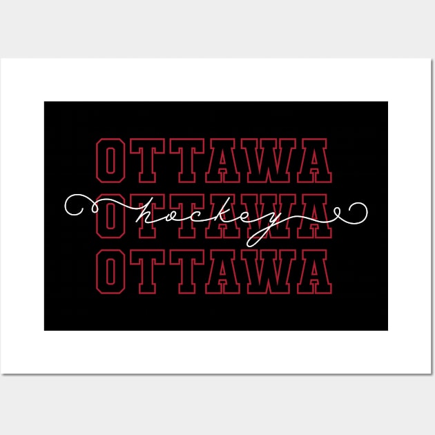 PWHL Hockey Ottawa Wall Art by Made Adventurous